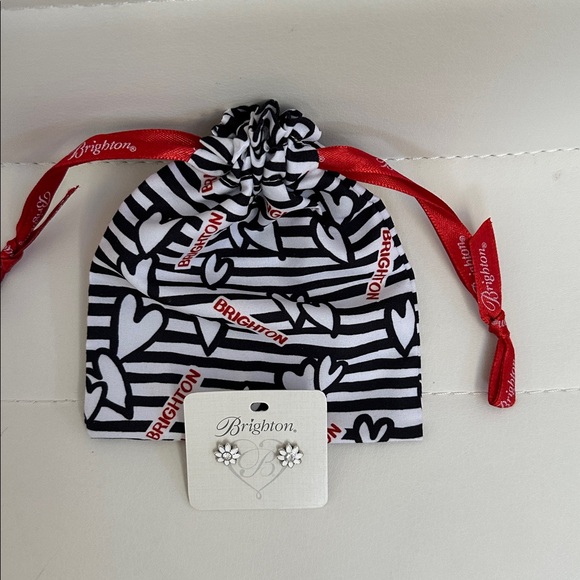 Brighton NWT (R $34) Jasmine Flower Earrings - Picture 2 of 4